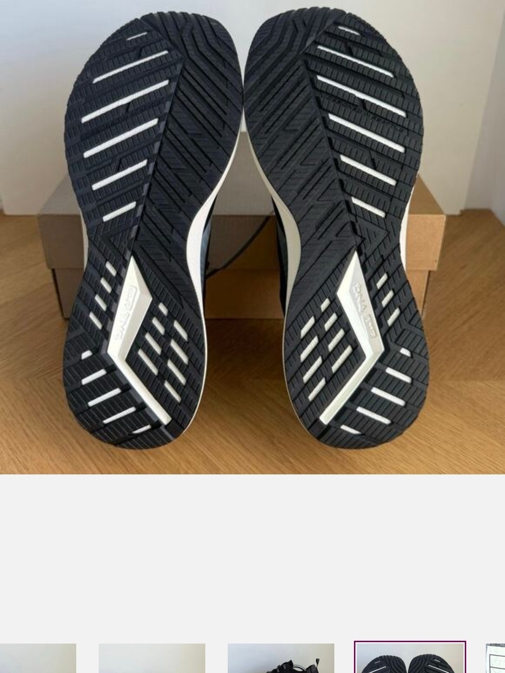 Brooks Levitate Running Shoe - Black & White - Picture 9 of 9